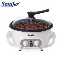 Electric Coffee Bean Roaster Coffee Baked Peanut Beans Baking Stove Popcorn Make Dryer Roasting Machine Grain Drying Sonifer Electrical Connectors