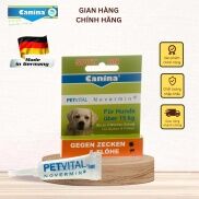 thuố t ị Ve Rận Bọ Chét Cho Chó Canina Petvital Novermin - Chính Hãng