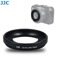 ;[=- JJC EW-43 Metal Screw-In Camera Dedicated Lens Hood Shade For Canon EF-M 22Mm F/2 Lens On Canon EOS M200 M100 M50 M10 M6 Mark II