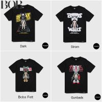 BOB [พร้อมส่ง] เสื้อยืด รุ่น TS01 สีดำ ( ลิขสิทธิ์แท้ ) เสื้อยืดชาย หญิง M L XL 2XL 3XL