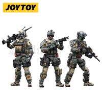 JOYTOY 1/18ตุ๊กตาขยับแขนขาได้ (3ชิ้น/เซ็ต) คอลเลกชั่นคอลเล็กชันฮาร์ดคอร์สปาร์ตันทีมอนิเมะ Gratis Ongkir แบบทหาร