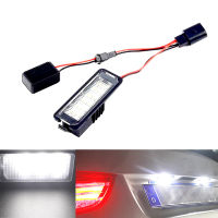 1X Auto Lights MK5 GTI MK6 MK7 Golf 5 Glof 6 Golf 7 Xenon White Led Number License Plate Light Kit Canbus Error Free Car Styling