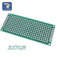 (SQIU)รากเดิม PCB ด้านข้างพิมพ์ลาย5ชิ้น3X7ซม. 3X7แผงวงจร