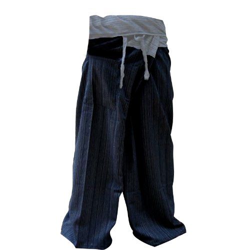 gray-and-blak-เทา-ดำ-สวยงามแน่แท้-มั่นคง-กางเกงเลย์ผ้าฝ่าย-2toneเป็นกางเกงเลย์ใส่สบาย-ขนาด-free-size-เทา-ดำ