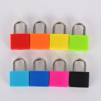 2 Colored Lock Keys With Plastic Diary Suitcase Travel Padlock Strong Steel