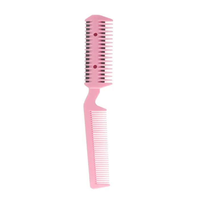 Pet Hair Trimmer Comb With 2 Blades Grooming Razor Cutting Cut Thinning