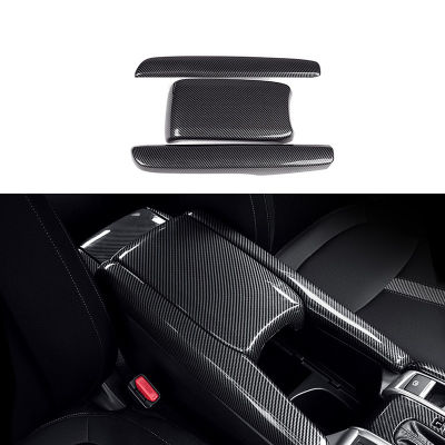 Armrest Box Protective Covers Carbon Fiber Car Central Armrest Decorative Modification for Honda Civic 10Th 2016 2017 2018 2019