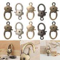 【CW】☈  2pcs Metal Plum Clasp Collar KeyChain Part Accessories 4 Colors