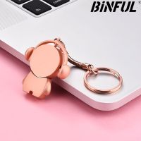 USB โลหะ BiNFUL แฟลชไดร์ฟ128GB Pendrive 64BG ไดร์ฟปากกายูเอสบีไดรฟ์หน่วยความจำคน U Disk Stick