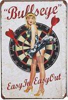 【CW】 Tin Signs on Motorcycle Go Gas Metal Sign for Men WomenWall BarsCafes Pubs12x8 Inch