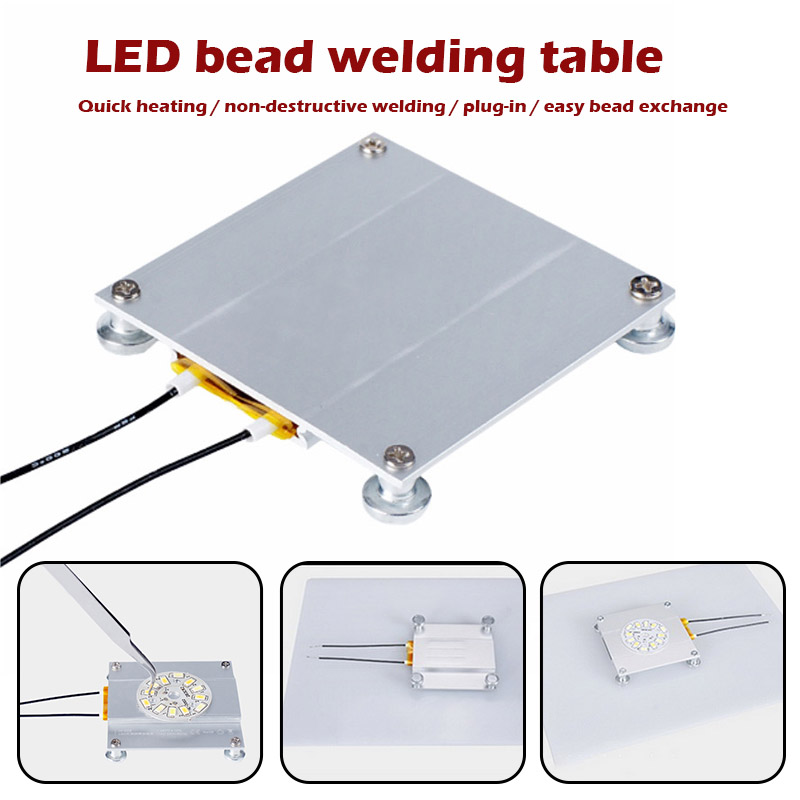 Aluminum LED Remover PTC Heat Plate Soldering Chip Remove Weld BGA Split Plate+ 