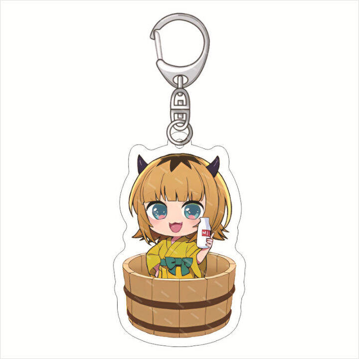 oshi-no-ko-keychain-anime-keyring-acrylic-cute-bag-pendant-kimono-hoshino-ai-ruby-arima-kana-gift