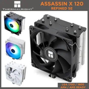 Thermalright Peerless Assassin 120 White ARGB CPU Cooling Fan for  AM4/AM5/1200/115x/1700 Socket White