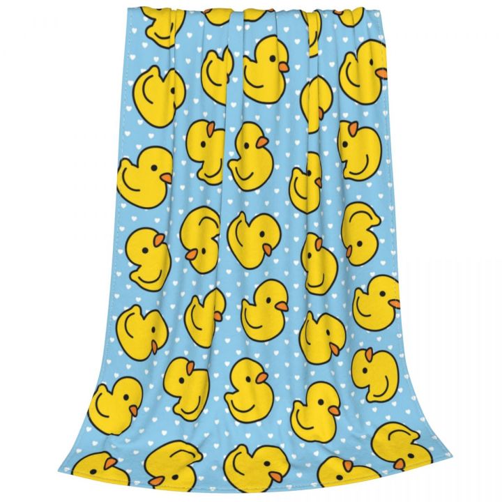in-stock-cute-cartoon-duck-pattern-knitted-blanket-animal-velvet-lightweight-blanket-bed-carpet-can-send-pictures-for-customization