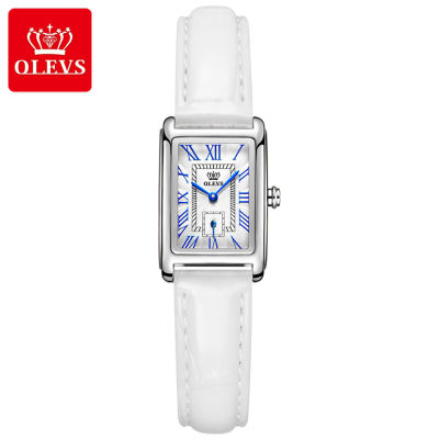 OLEVSของขวัญผู้หญิงนาฬิกาสำหรับขายผู้หญิงหรูหราควอตซ์นาฬิกาข้อมือกันน้ำคริสต์มาสสีแดงสีขาว