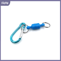 【RAI】 ตกปลาแขวนหัวเข็มขัดแม่เหล็กหัวเข็มขัด Fast Hanging BUCKLE Wireless Lost ROPE โลหะแรงแม่เหล็กกลางแจ้งปีนเขา