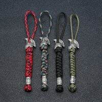 สายแลนยาร์ด พวงกุญแจ หัวนักรบ spartan, Viking Rune Bead Lanyard Keychain Paracord Keychain Spartan Warrior แลนยาร์ด