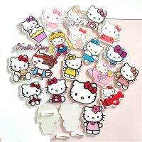 Anime Sanrio Brooch Hello Kitty Kawaii Cartoon Cute Girls Stationery Brooch Patch Fashion Pin Pendant Decorative Jewelry Gifts