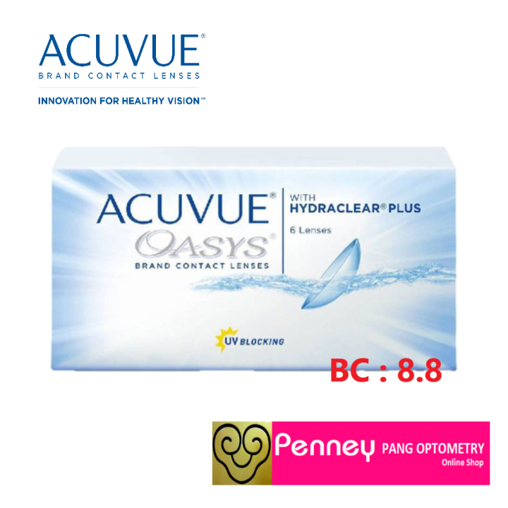 Acuvue Oasys 2 Week With Hydraclear Plus Contact Lens 6 Lensesbox Lazada 9169