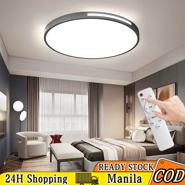 Nordic Tricolor Dim LED Ceiling Light Bedroom Center Light Ceiling