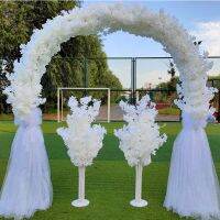 【hot】☇☾  2.5m Metal Wedding Iron Arch Decoration Artificial Background Road Guide