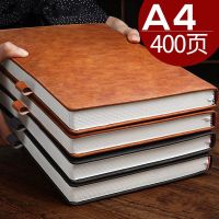 A4 Super Thick Notepad Students Notebook Retro Colors Creativity Stationery 400pages Pu cover Notebook School Supplies Note Books Pads