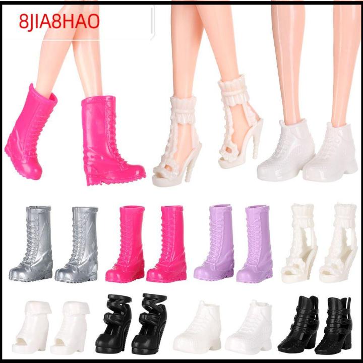 8jia8hao-สีสันสดใส-ความยาวเท้า2-2cm-หญิง-อุปกรณ์เสริม-รองเท้าบูทตุ๊กตาฮีโร่-ถุงเท้ารองเท้าตุ๊กตา-รองเท้าบูทยาวเข่า