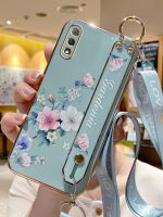 เคสซิลิโคนกันตกสำหรับ Huawei Honor 9X เคสโทรศัพท์มือถือ Honor 9Xpro แบรนด์ทันสมัย9x กล่องและถุงกระดาษสำหรับใส่ของขวัญสายรัดข้อมือสดใสขนาดเล็ก HLK One Al00ดอกไม้สร้างสรรค์ผู้หญิงรุ่น9Xpor สายคล้องคอเฉียง