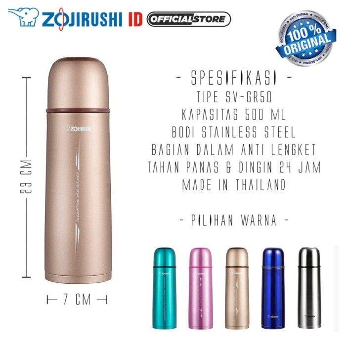 THERMOS STAINLESS 500 ml SVGR50 ZOJIRUSHI Lazada Indonesia