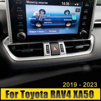 【hot】 RAV4 XA50 2019 2020 2021 2022 2023 Car Central Air Conditioning Vent Outlet Trim Cover Accessories