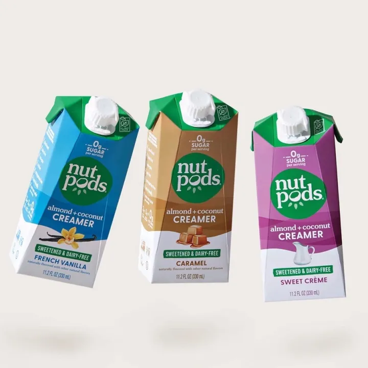 Nutpods Plantbased Vegan Keto Almond Milk Creamer Stevia Sweetened