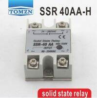 【☄New Arrival☄】 Shop5781382 Store 40aa 40aa-H Ssr ชนิดแรงดันสูงอินพุต80-250V กระแสเอซี24-380V Ac เฟสเดียว Ac สถานะของแข็ง