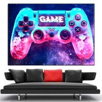 2023❅▦๑ Canvas Art Painting Gaming Handle Game Player Wall Art Game Controller Poster Print Wall Picture for Interior Home Decor Cuadros