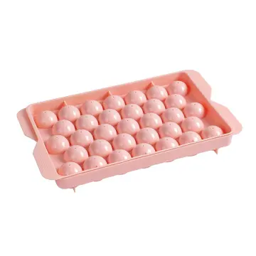 Thin Ice Tray 104 Grid Mini Ice Cube Trays Mould Easy Release Round Ice  Molds Trays Removable Lids Mold Crushed Ice Trayy