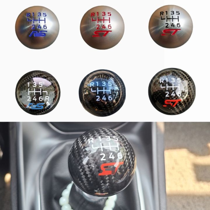 6 Speed Carbon Fiber/Aluminum Racing ST Gear Shift Head Carbon Fiber ...