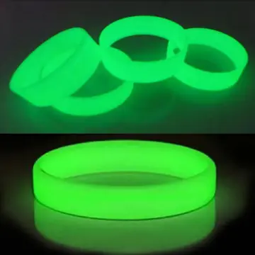 Glow in Dark Silicone Wristband Fluorescent Bracelets Elastic Rubber  Bangles - China Bracelets and Bracelets Bangles price