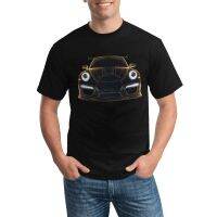 Classic Sports Car T-Shirts Line Art Neon Cotton Trendy T-Shirt Mens Short-Sleeve Awesome Tops Mens Custom Original Tops