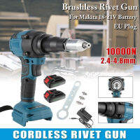 2.4-4.8มิลลิเมตร LED ไร้สาย Brushess อัตโนมัติตาบอด Rivet โลดโผนประแจร่างกายสำหรับ Makita 18 ~ 21โวลต์แบตเตอรี่