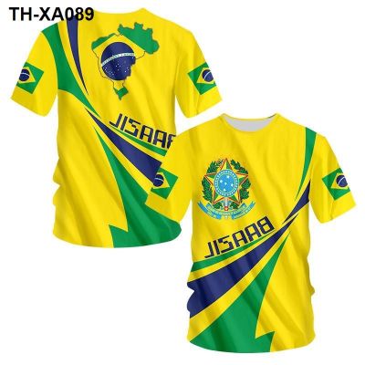 The new 2022 national football sportswear Cup fans cheer round collar T-shirt with short sleeves