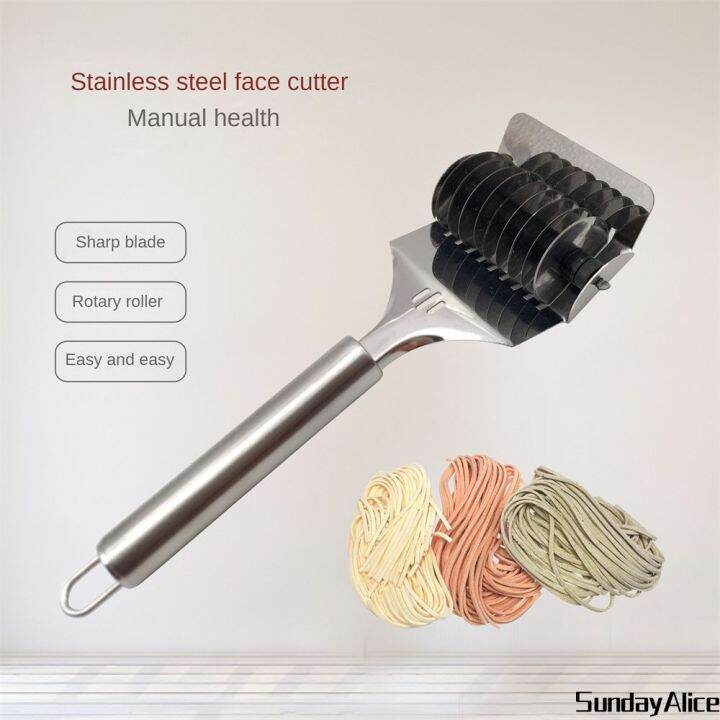 Sunday Alice Stainless Steel Vanilla Noodle Cutter Kitchen Handheld