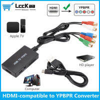 LccKaa HDMI เข้ากันได้กับ YPBPR Converter พร้อมสายชาร์จรองรับ1080P สำหรับเครื่องเล่นดีวีดี HD Monitor Projector PC คอมพิวเตอร์