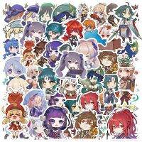 hotx【DT】 10/30/50PCS New Game Anime Genshin Exquisite Decal Sticker Lisa Keqing Xiao Kids Graffiti Wholesale