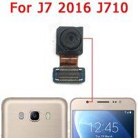 ด้านหน้าและด้านหลังกล้องหลังสำหรับ Samsung Galaxy J7 J710โมดูลกล้องหลักชิ้นงอสำหรับเปลี่ยนอะไหล่