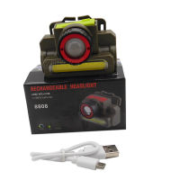 New CREE XPE COB LED Head Light Zoom InZoom Out dimmer able USB Rechargeable Head Lantern Lamp with18650 Battery