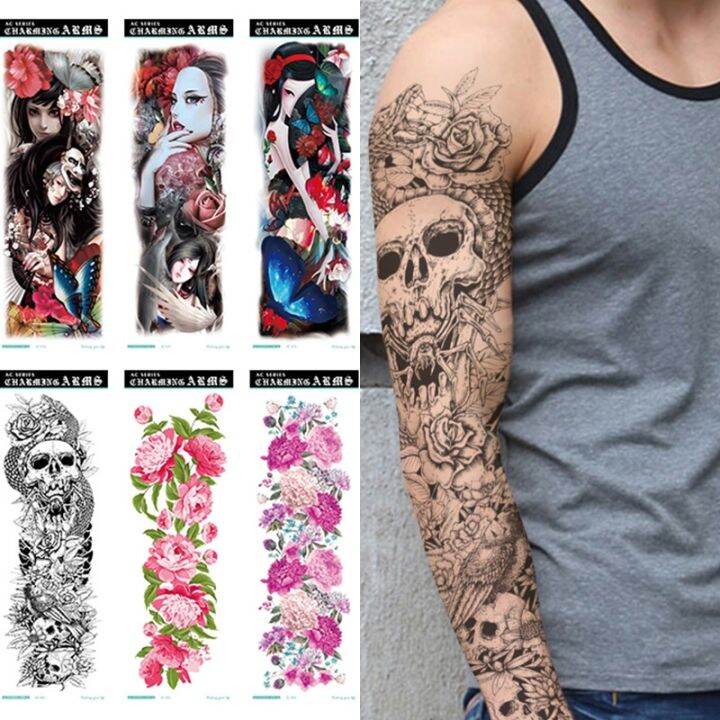 sexy-fake-tattoo-women-waterproof-temporary-tattoo-thigh-colorful-sticker-full-sleeve-leg-arm-large-size-body-art-long-lasting