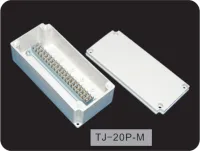 TJ-20P-M : Terminal Block Box IP66 (กล่องพลาสติก พร้อมเทอร์มินอลบล็อก)TIBOX , Size : 100x223x75 mm.