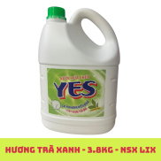 Nước rửa chén Yes trà xanh 3.6kg - Lix gia công