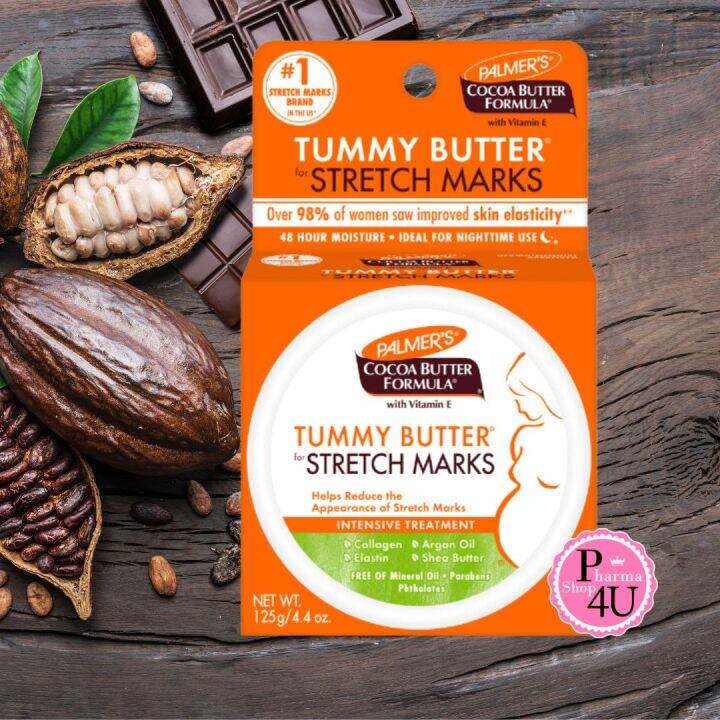 PALMER'S COCOA BUTTER FORMULA TUMMY BUTTER STRETCH MARKS 125G Lazada