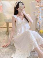 Nightdress for Cotton Thin Homewear New Loose Suspenders