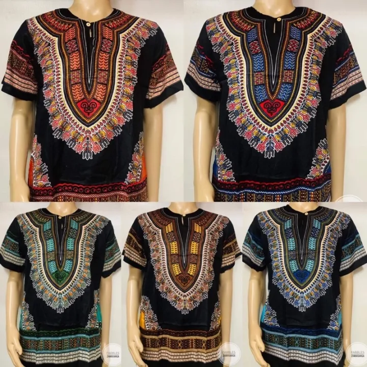 Kukuh Chuy Black Dashiki Bohemian Shirt/Thailand Tie Dye | Lazada PH